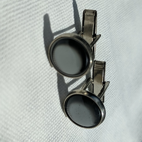 unknown Other - Vintage Men's Silver Cufflinks